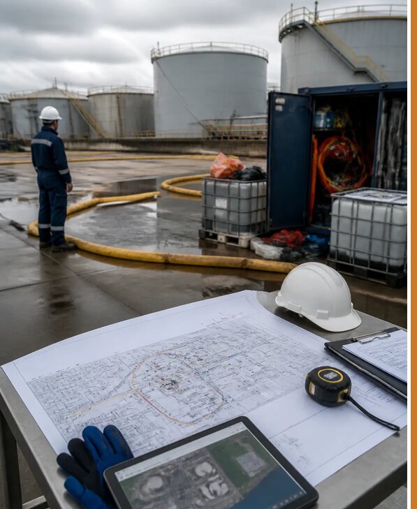 Разработка плана ликвидации разливов нефти в Уфе